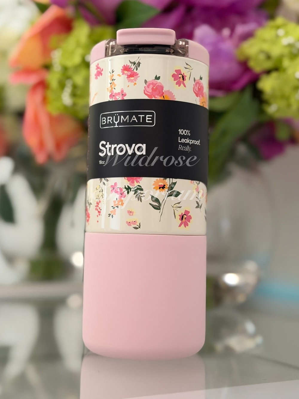 Brumate WILDFLOWER WHISPER STROVA To Go Coffee mug tumbler